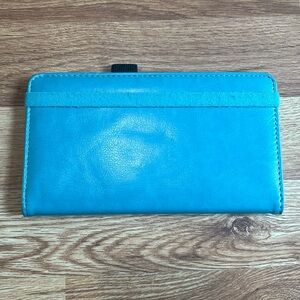 Blue Checkbook Cover